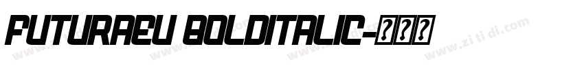 FuturaEU BoldItalic字体转换